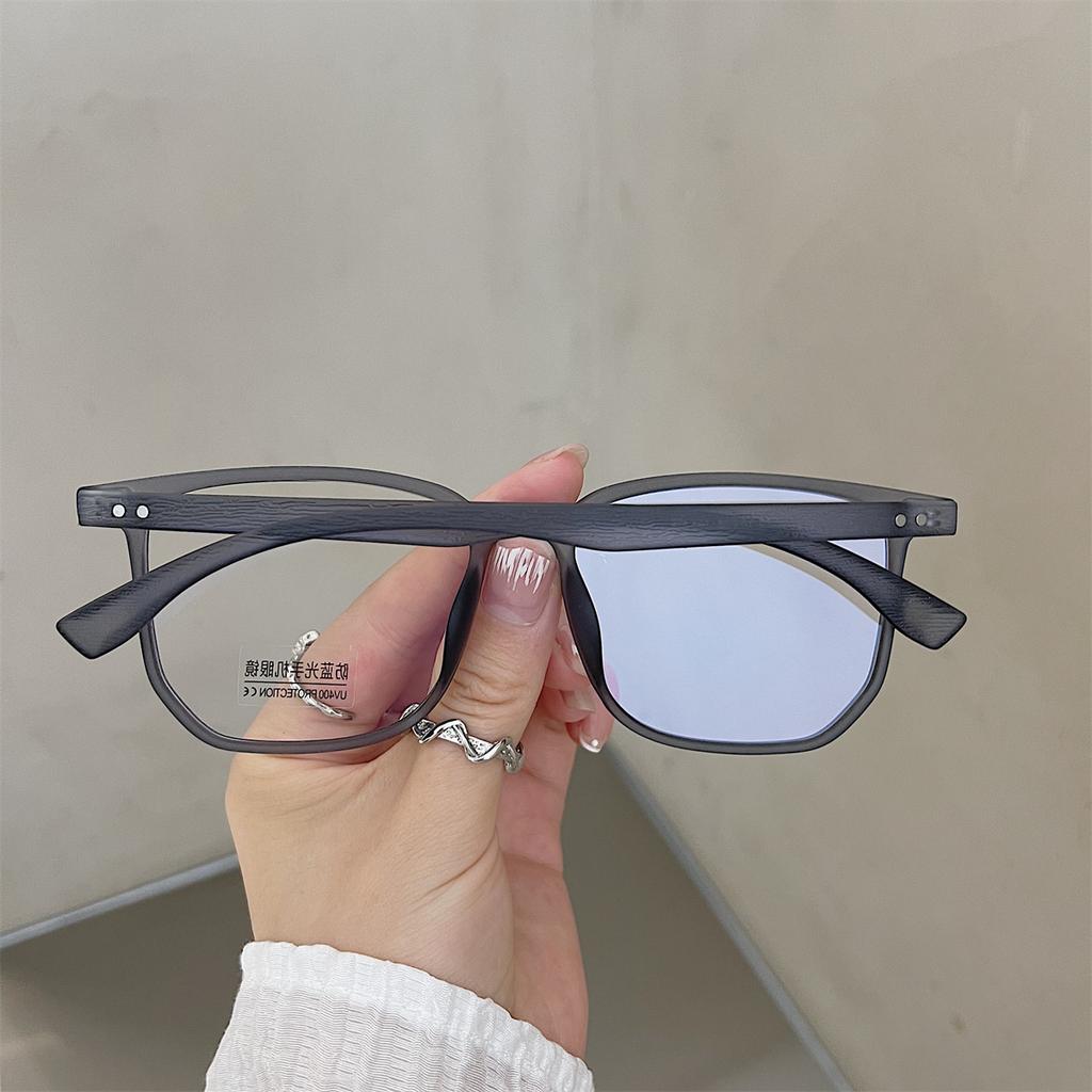 New Unisex Square Polygon Glasses for Men Women PC Frame Glasses Plain Glasses Nearsighted Eyewear Glasses -1.0 -2.5 -2.0