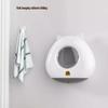 Wall-Mounted Cling Film Dispenser: Food-Grade Storage Box with Pull-Out Sleeve for Disposable Film Bags
