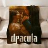 Horror Movie D-Dracula A Love Tale Flannel Soft Warm Plush Blanket For Sofa Living Room Pet Hogar Bedroom Gift Home Car Portable