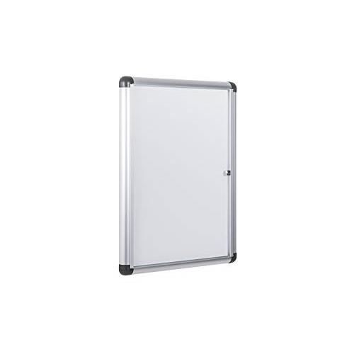 Vitrine d'affichage - bi-office - vt61010969 - tableau blanc magnétique - 1 porte - 490 x 664 mm