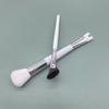 2Pcs Portable Nose Shadow Brush Double Head Eyeshadow Powder Brush Fashion Makeup Brush  Student