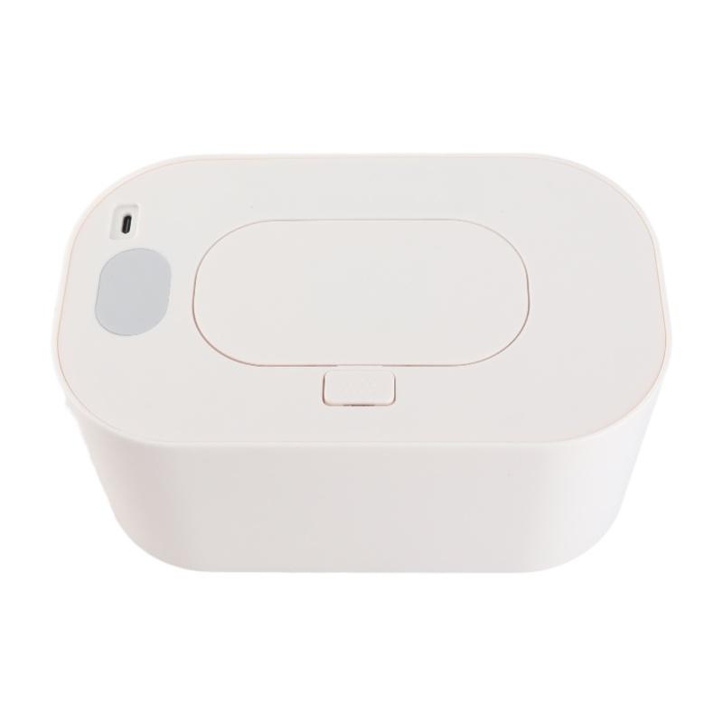 Baby Wipe Warmer PP Intelligent Adjustable Temperature Safe To Use Car Infant Wipes Heater USB белый