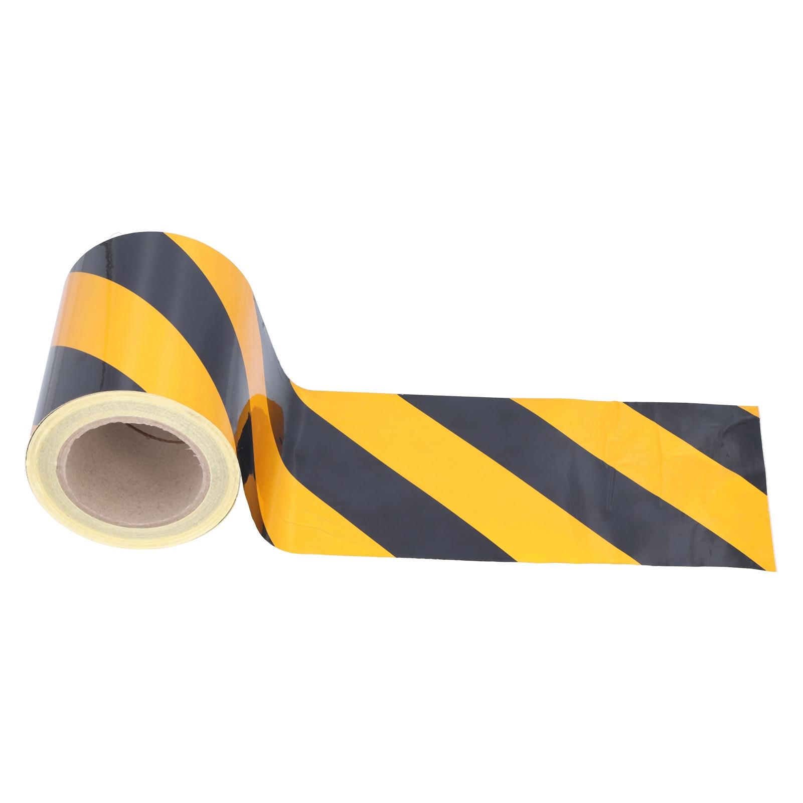 

Reflective Warning Marking Yellow Black Waterproof Strong Adhesion Tape for Vehicles Trailers Boats Signs