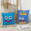Cartoon Slime Dragon Quest Children Pillow Case Office Cushions Suitable For Sofa Car Bedroom Decorative Cushion Cover