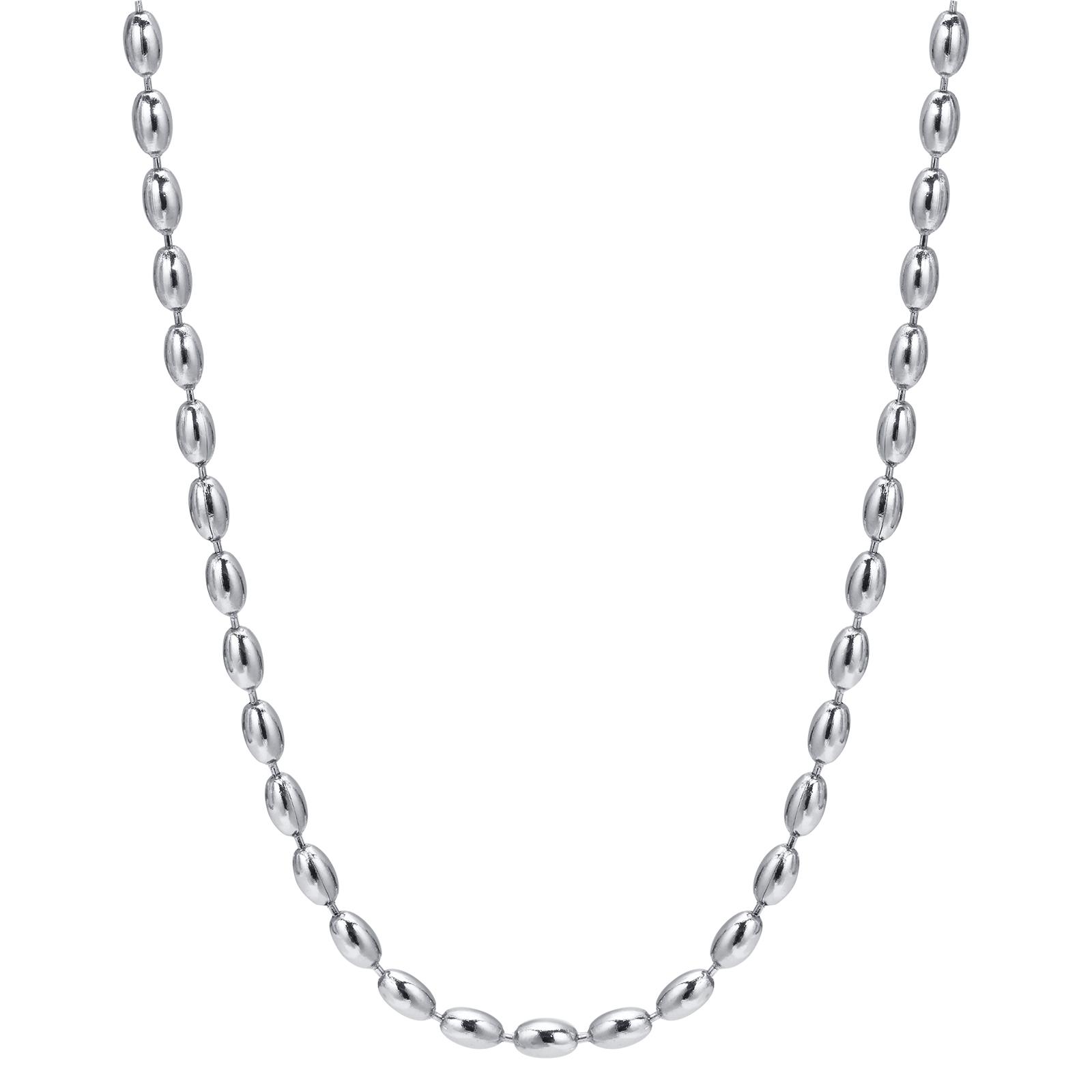 

Vnox Модные ожерелья-чокеры с цепочкой из бусин в виде мячей для регби для женщин и девушек, подарки, ювелирные изделия, воротник из нержавеющей стали цвета 18K PVD золота