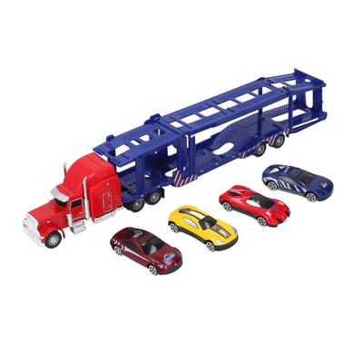 Crianças Transporte Caminhão Brinquedo Simulação Camada Dupla Transportador Brinquedos Crianças Liga Transportador Brinquedo