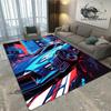 JDMs GTR Flag Car Pattern Carpet Decoration Room Home Outdoor Decor Racing Rug Non Slip Washable Game Style Floor Mat