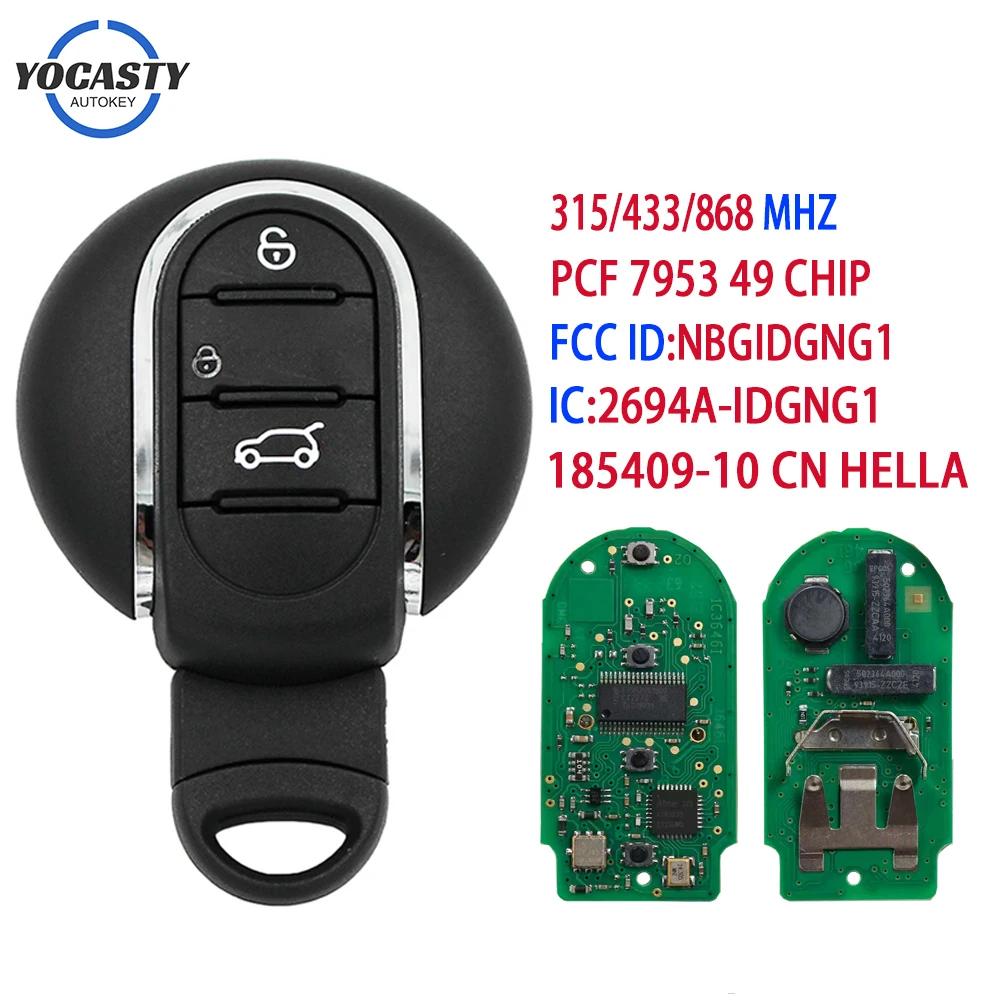 YOCASTY NBGIDGNG1 For BMW MINI Cooper F-series 2014 - 2018 F55 F56 Keyless Smart Car Key 315 433MHz 185409-10 ID49 PCF7945