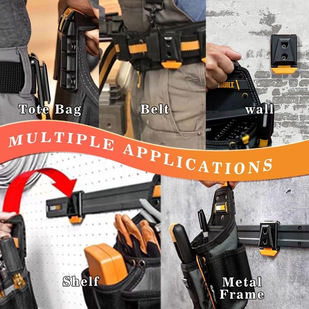 Sturdy ABS Quick Attach Waist Buckle Waist Bag Clip For Outdoors Enthusiasts And Frequent Gear