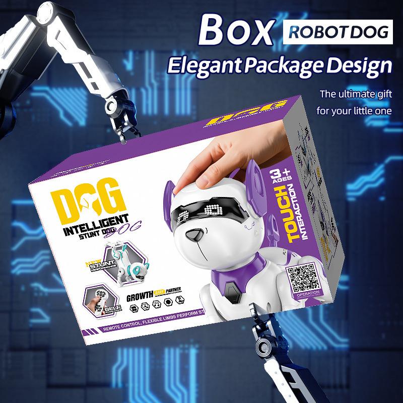 Intelligent Robot Dog Toy Remote Control Programmable Smart Interactive Puppy Sing Dance Stunt Music Kids Gift