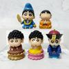 Crayon Shinchan Lucky Lotus Action Figures Model Pvc Desk Car Ornament For Home Office Decor