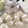 Polka Dot Satin Scrunchie Padded Headband