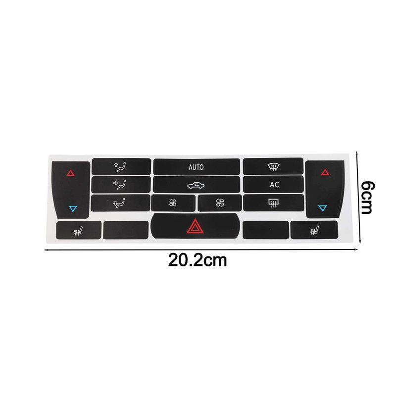 CarAir Condition AC Climate Control Button Repair Stickers For SAAB 9-3 2003-07 Decals Styling DecorswwwInteriorwwwAccessories
