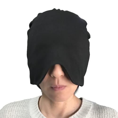 

Haveli Nightcap Eye Mask for Better Sleep, Prevents Bedhead, and Blocks Out Light for Better Sleep and Travel (JP, Alphabet, One Size, Black)
