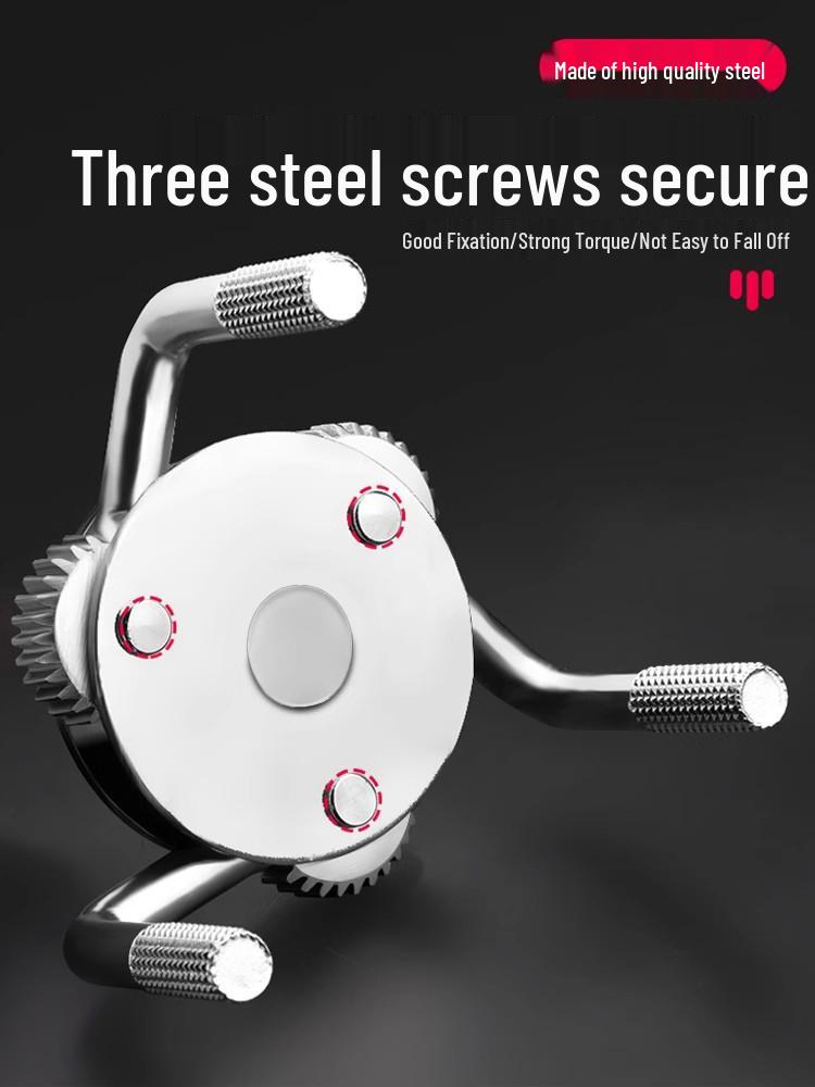 Adjustable Non-Slip Three-Jaw Oil Filter Removal Wrench