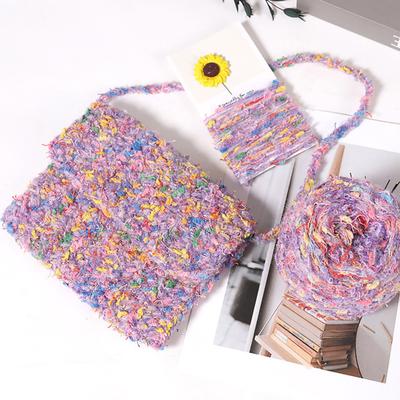 1/2Pcs 100G Hand Blended Yarn Ball DIY Handmade Knitting Crafts Bags Gloves Tassels Textile Decoration Colorful Thick Mixed Yarn Ball