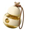 F26C Convenient Portable Mini Gourd Pills Organizers Multiple Divisions For Medicine Storage Airtight Seal For Protections
