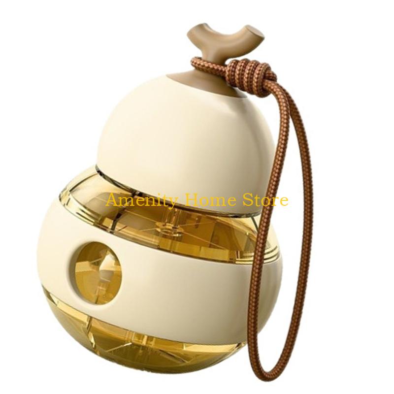 F26C Convenient Portable Mini Gourd Pills Organizers Multiple Divisions For Medicine Storage Airtight Seal For Protections