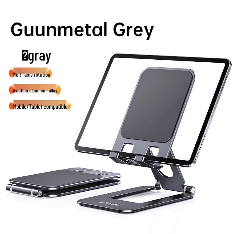 Aluminum Alloy Folding Phone & Tablet Stand for Streaming & Viewing