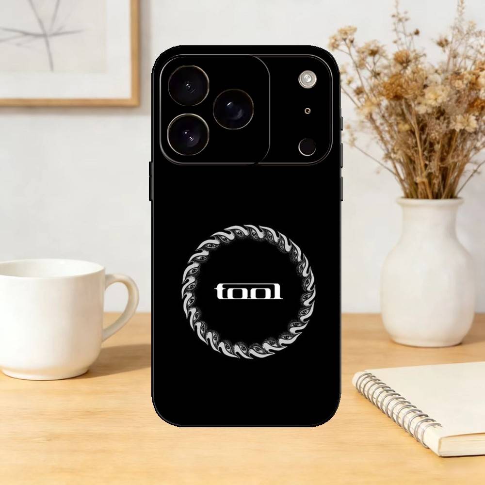T-Tool Band Fear Inoculum Phone Case For iPhone 17,16,15,14,13,12,11 Plus,Pro Max,SE4Soft Silicone Black Cover