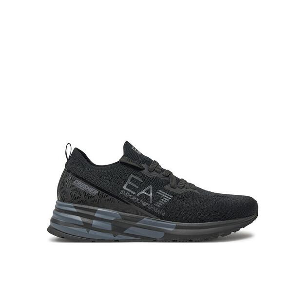 Мужские кроссовки EA7 Emporio Armani X8x095 xk240 s244 чёрные