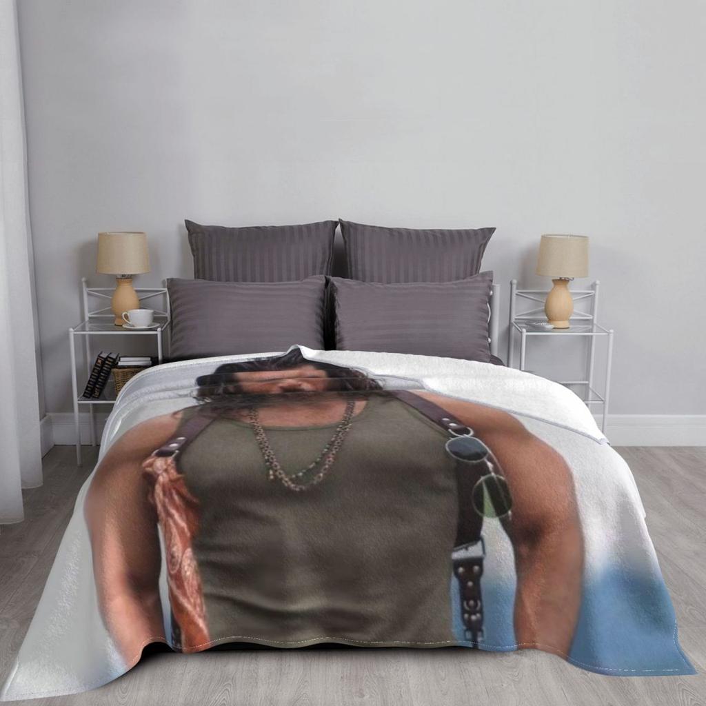 Coperta fotografica morbida e calda in flanella per attore Can Yaman, copriletto per letto, soggiorno, picnic, viaggio, divano di casa
