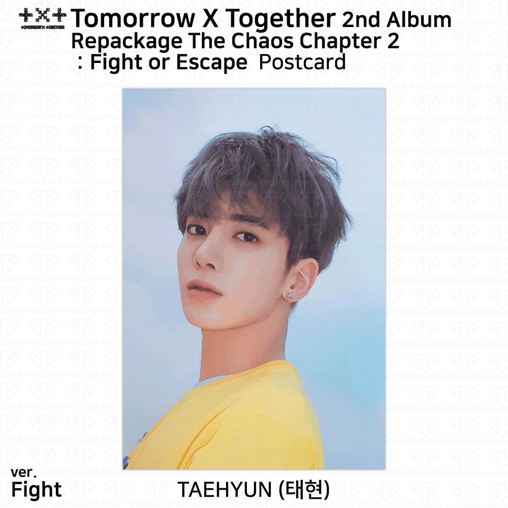 TXT 2. Album neu verpacken The Chaos Kapitel 2 Kampf oder Flucht Fotokarte Postkarte