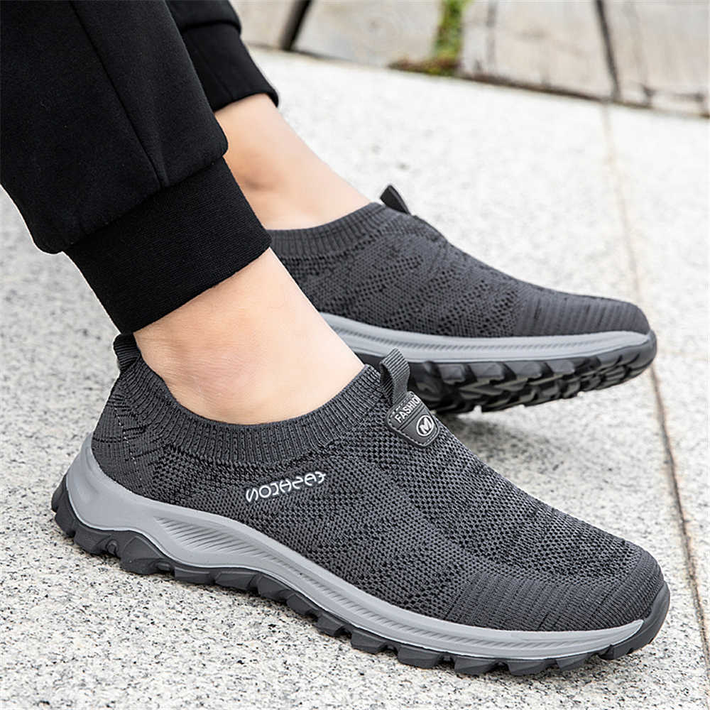 41-42 Hollow Mans Green Moccasins Running Comfortable Sneakers Shoes Multi-colored Sneakers Sports Fitness Famous Brands