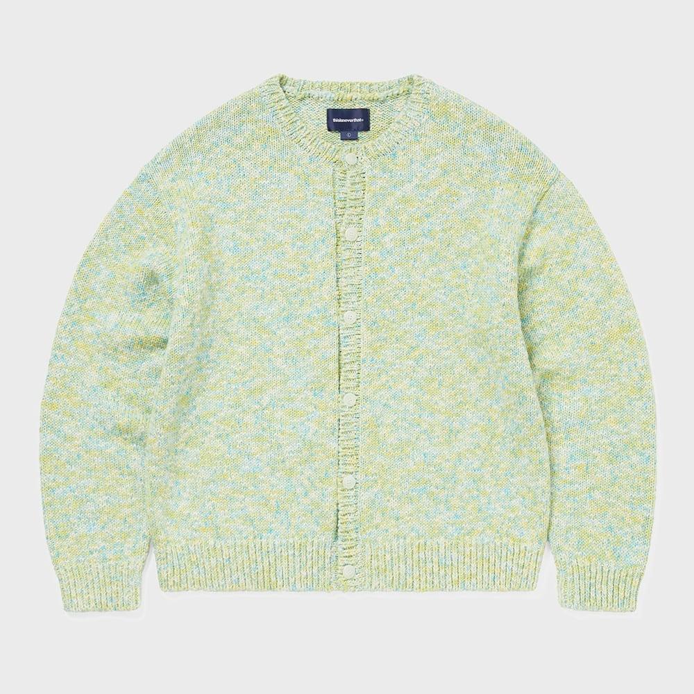 Этот Синий Кардиган В Радужную Вязку S