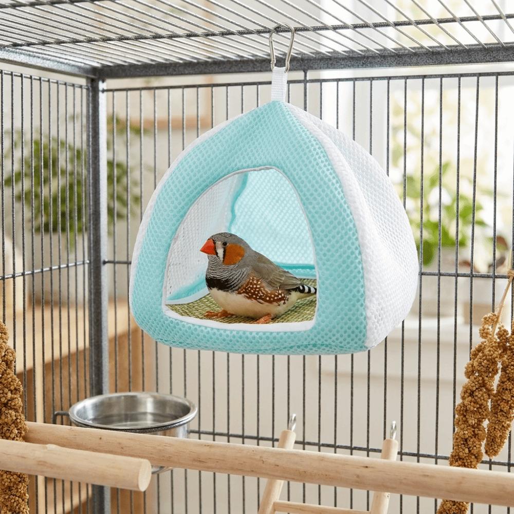 Breathable Mesh Parrot Sleeping Tent Soft Parrot Birdhouse Bird Nest Bed Hanging Bird Nest  Summer