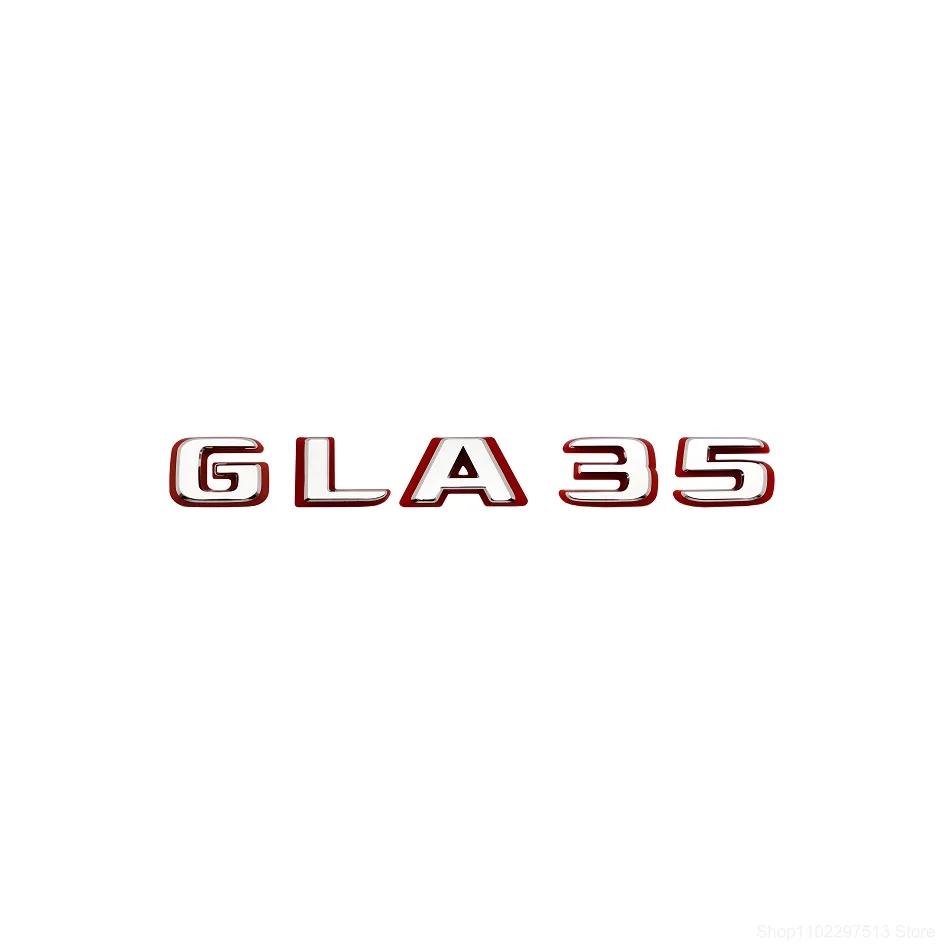 ABAL1 2024 New Style Two Tone Letters Numbers GLA35 GLA45 GLA45S Turbo 4matic+ for Car Fender Trunk Rear X156 Sticke