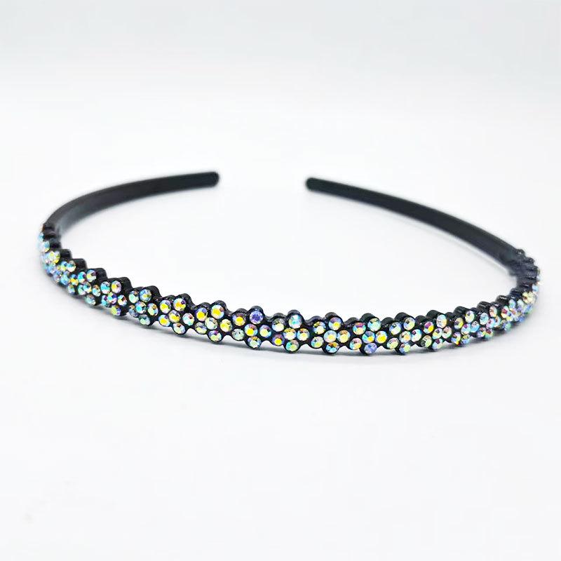 Strass Rutschfestes Stirnband mit Zähnen - Elegantes Haaraccessoire für Erwachsene