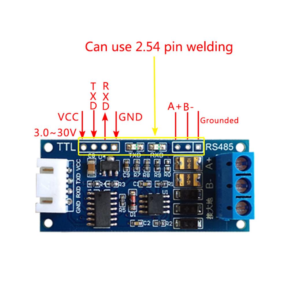 TTL to RS485 Converter Module Hardware Auto Control for Arduino AVR 3.3V/5.0VXUI TTL to RS485 Converter Module Hardware Auto Control for Arduino AVR 3.3V/5.0VXUI