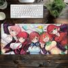 The Quintessential Quintuplets Anime Custom Skin Gaming Mouse Pad Gamer Desk Mat Keyboard Pad Decoration Mause Pad for PC Carpet