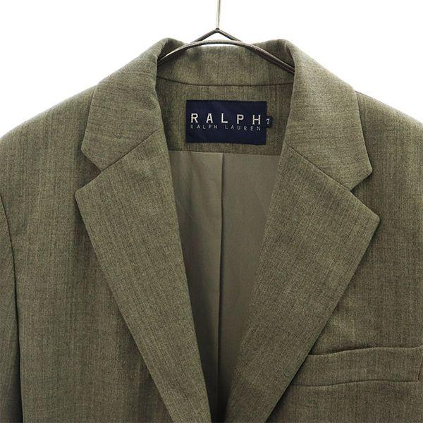 RALPH LAUREN made in Japan wool blend tailored jacket 7 gray Women Used