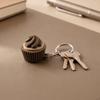 Simulation Finger Button Pendant Food Funny Calming Keychain  Children Adults