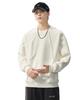 Men's Autumn/Winter Sweatshirt, Long Sleeve, Plus Size, Simple, Stylish, Round Collar, Popular, Solid Color, Pullover, Cool, Casual, Loose Fit, Comfor