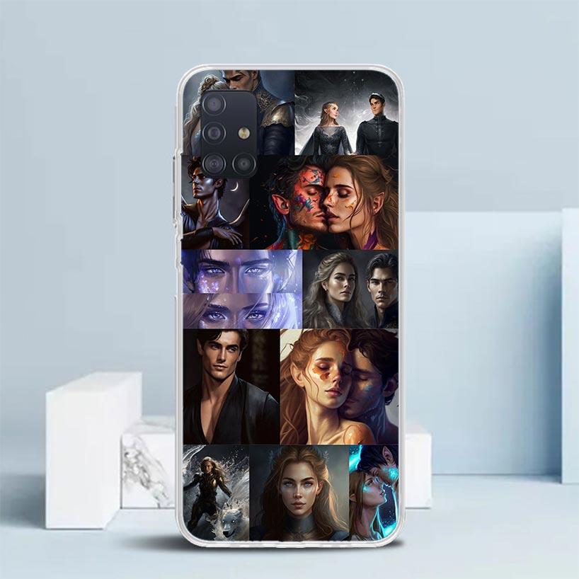 A Court Of Mist And Fury Soft Cover for Samsung Galaxy A12 A22 A32 A52 A72 A02S Phone Case Note 20 Ultra 10 S10 Plus A51 A71 A50