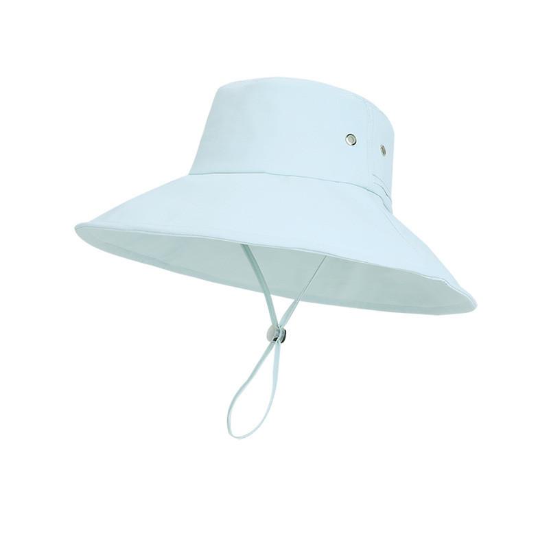 Outdoor Wide Brim Sun Hat With Adjustable Fit For Hiking And Camping