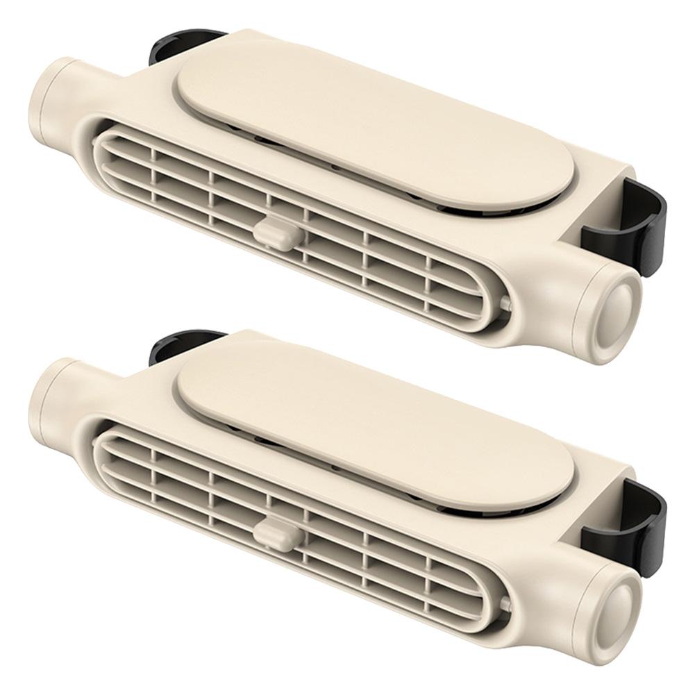 Car Headrest Cooling Air Fan 3 Speeds Adjustable Car Interior Rear Headrest Fan Cooler Air Cooling Fan Summer Car Accessories