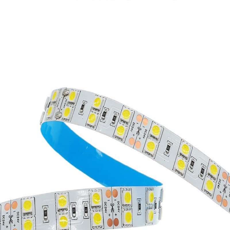 LED Tape Light, High Brightness, 12 V, 600 Rungs, SMD5050, Double Row Type, Strong,