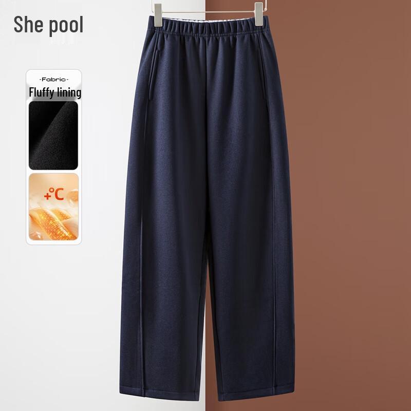 

Women s Fleece-Lined Loose Fit Casual Pants