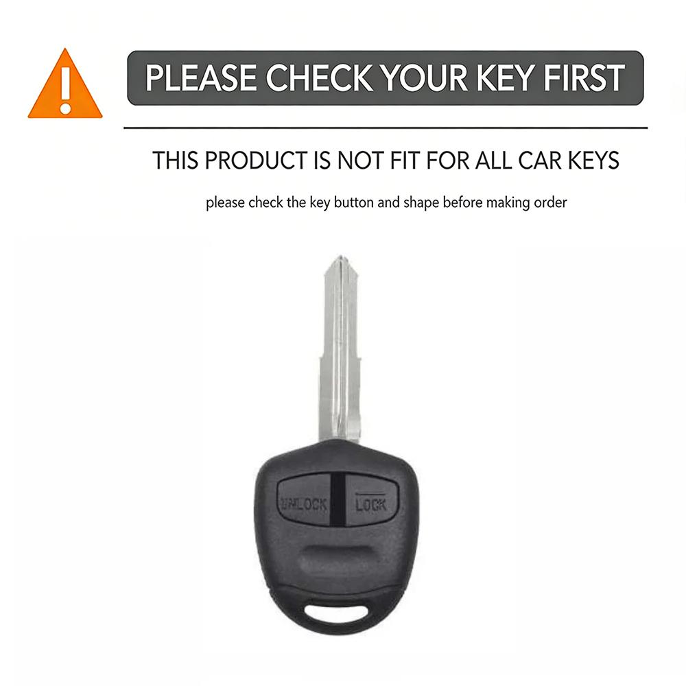 For Mitsubishi Asx Mirage Montero Shogun L200 Colt Outlander Pajero Lancer Ex Silicone Car Key Case Cover Bag Shell Accessories
