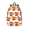 Spain Flag Map Backpack Hot Sale Daypack Large Capacity Kids BookBag School Bag Shoulder Bags for Men Women