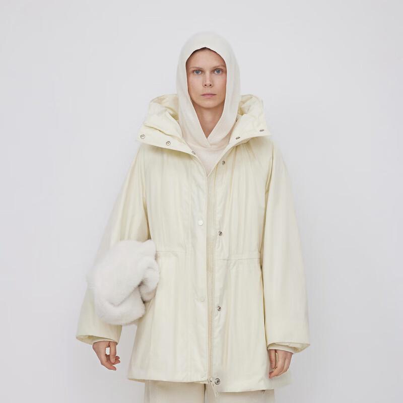 

LESS Women s Mid-length Hooded Down Jacket