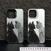 The new art cat is suitable for iphone17 mobile phone case Apple 16promax/15 anti-drop 14pro13 Europe and America
