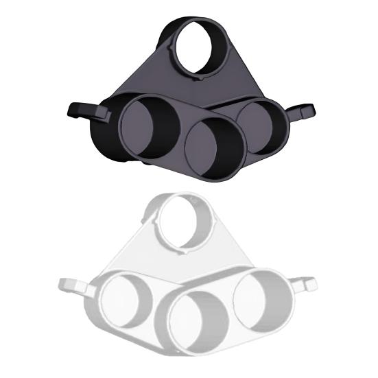 Porte-biberon et tuyau pour tire-lait S1/S2 ABS Organisateur de biberons de pompe Support de rangement pour tire-lait Outils de commodité pour l'expression