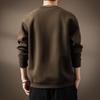Men's 420g Heavyweight Patchwork Hoodie: Autumn Loose Fit, Plus Size Round Neck Base Layer, American Style.