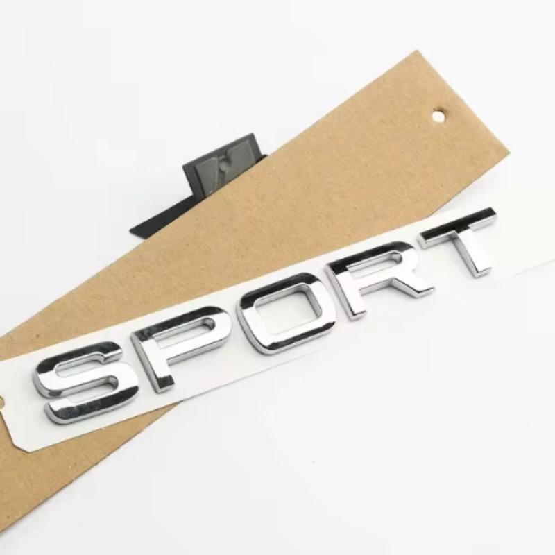 3D ABS SPORT Letters Emblem Rear Trunk Badge Sticker  L494 L320 Car Styling Accessories
