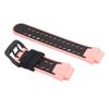 15mm Kids Smart Watch Band Water Resist Lightweight Silicone Watch Band Replacement with Stainless Steel Buckle for